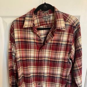 Eddie Bauer plaid button down